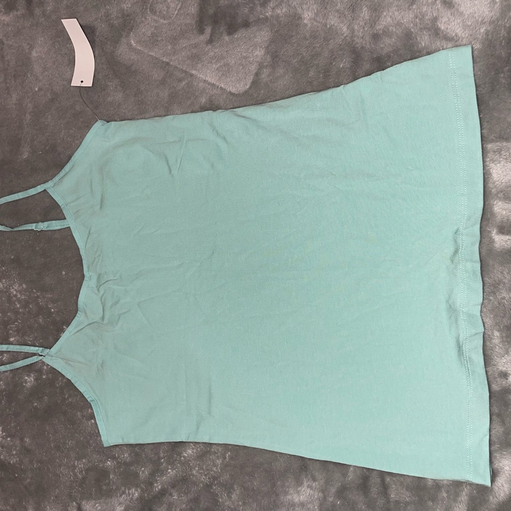 Women's Aqua Sleeveless Top